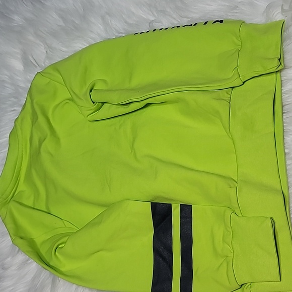 Kappa Sweatshirt Lime/Blue NWOT - Picture 4 of 4
